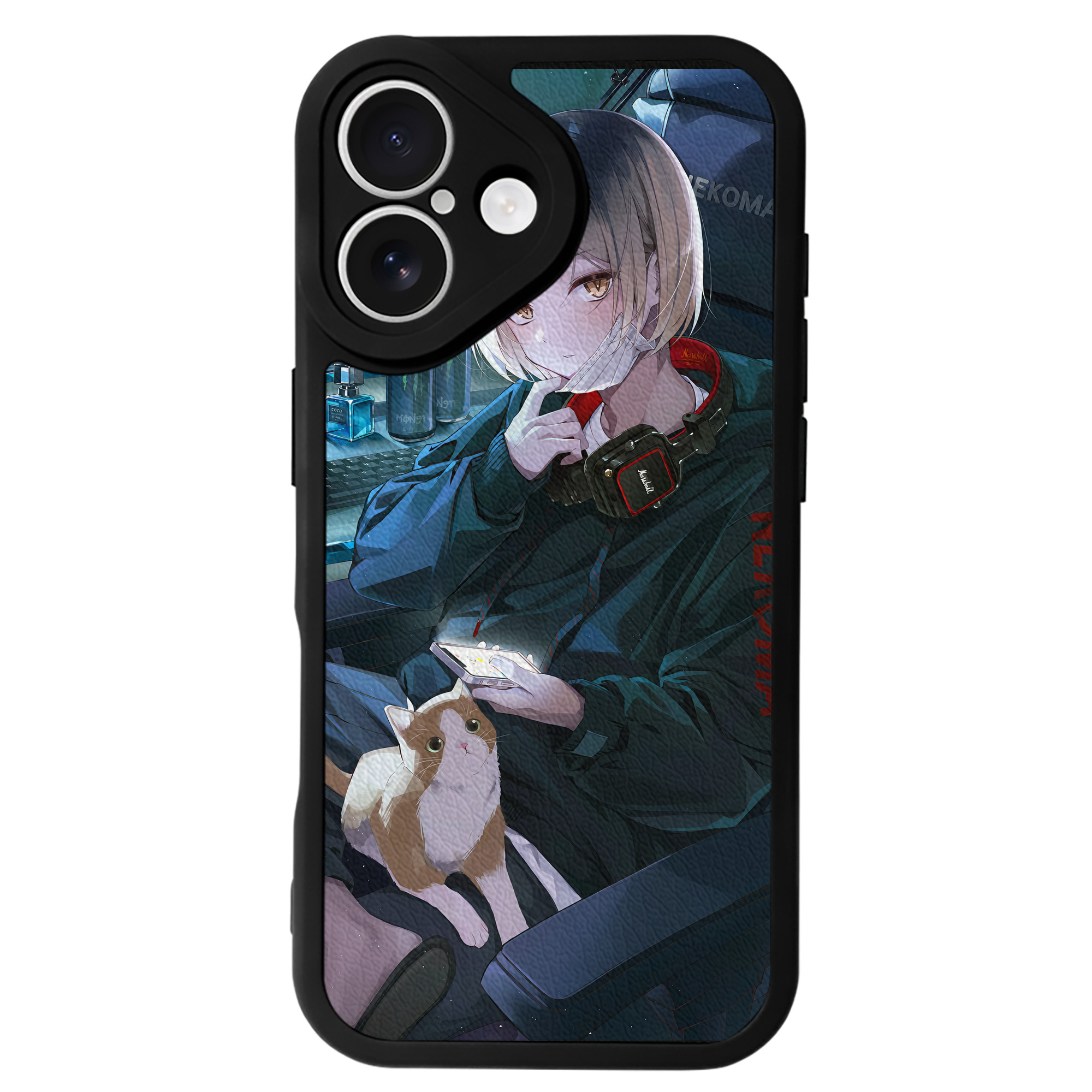 （画像用） ハイキュー!! Haikyu!! 【iPhone 16シリーズ対応】シリコンスマホケース（レザー調） 材質：シリコン